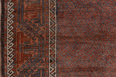 Antique Belouch Area Rug (3' x 6')